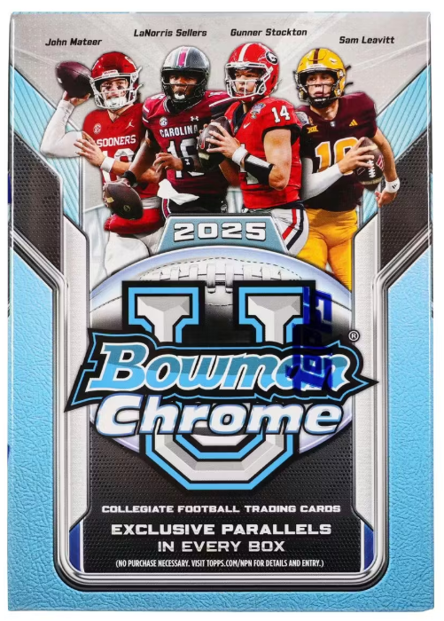 2025 Bowman University Chrome Football Blaster Box Personal Break