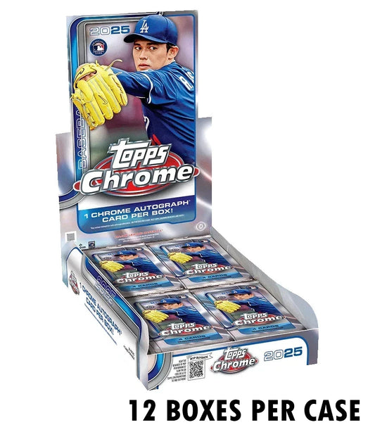 2025 Topps Chrome Baseball Hobby Box Case Break X 5 Value Ed CV Rip Packs - 30 Spot Random Team Break