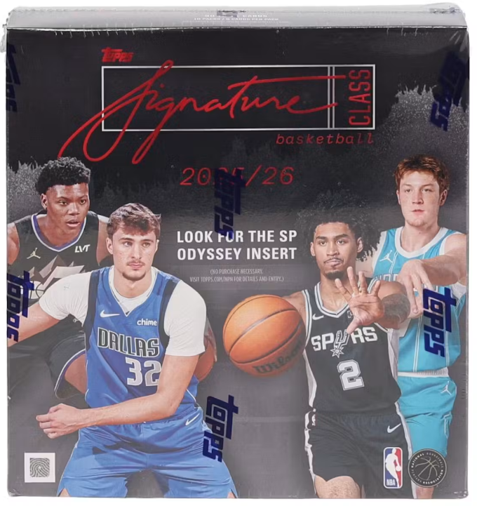 2025/26 Topps Signature Class Basketball Mega Box Personal