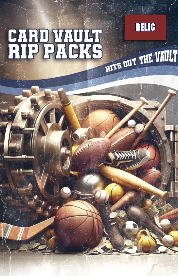 Card Vault Rip Pack - Relic Edition Baseball Mystery Run 6