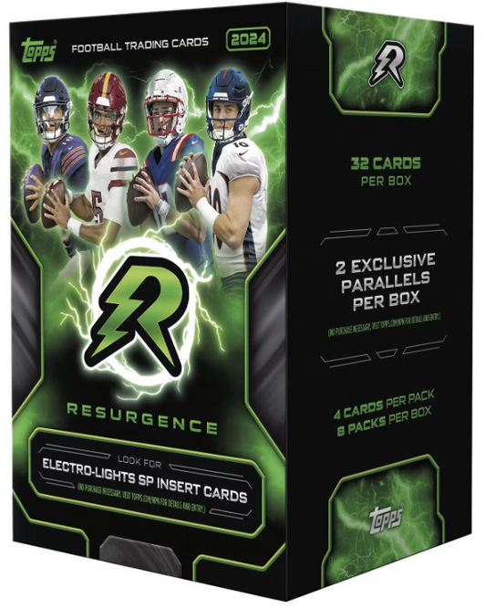 2024 Topps Resurgence Football 8-Pack Blaster Box Personal (Presell)
