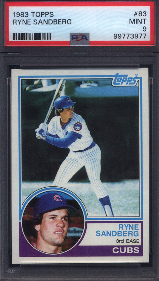 1983 Baseball Mixer with a PSA 9 Ryne Sandberg RC 16 Spot Random Card Break