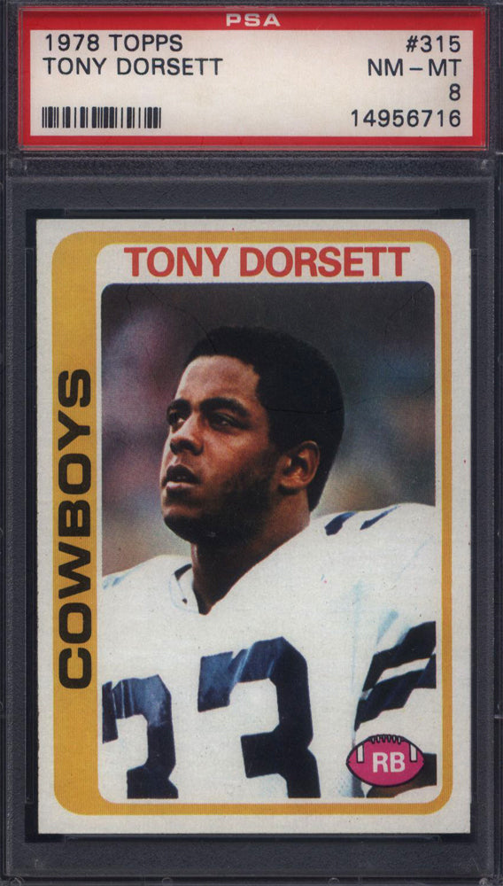 1978 Topps Football Cornerstone Mixer with a PSA 8 Tony Dorsett RC 15 Spot Random Card Break