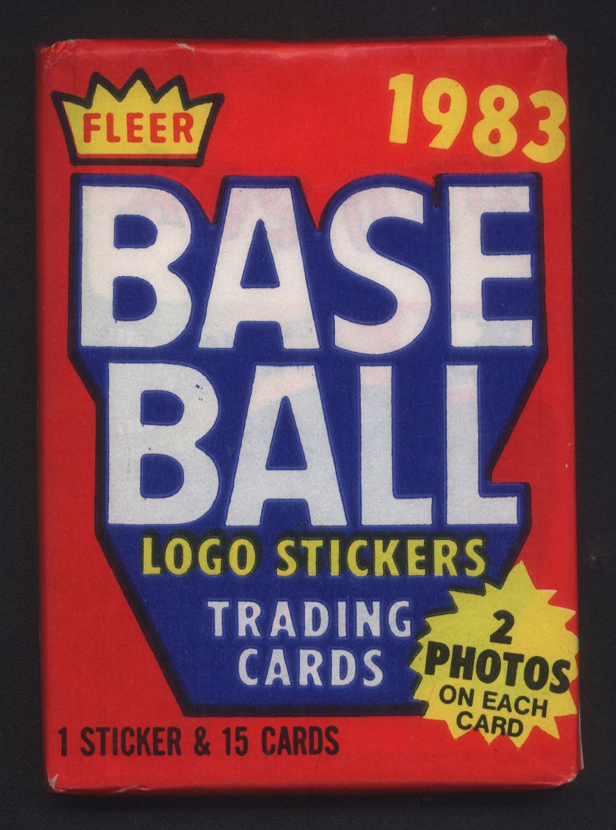 1983 Fleer Baseball Wax Pack Personal
