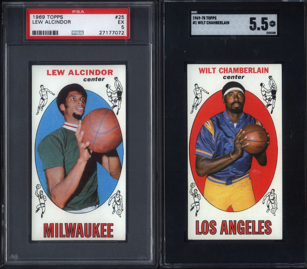 1969 Topps Basketball Set Break 99 Spot Random Card (Kareem Abdul Jabbar Rookie PSA 5, Wilt Chamberlain SGC 5.5, Elvin Hayes PSA 6, etc!)