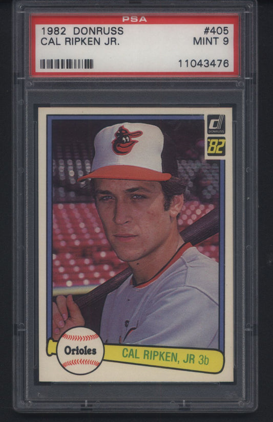 1982 Donruss Baseball Cornerstone Mixer with a PSA 9 Cal Ripken Jr. RC