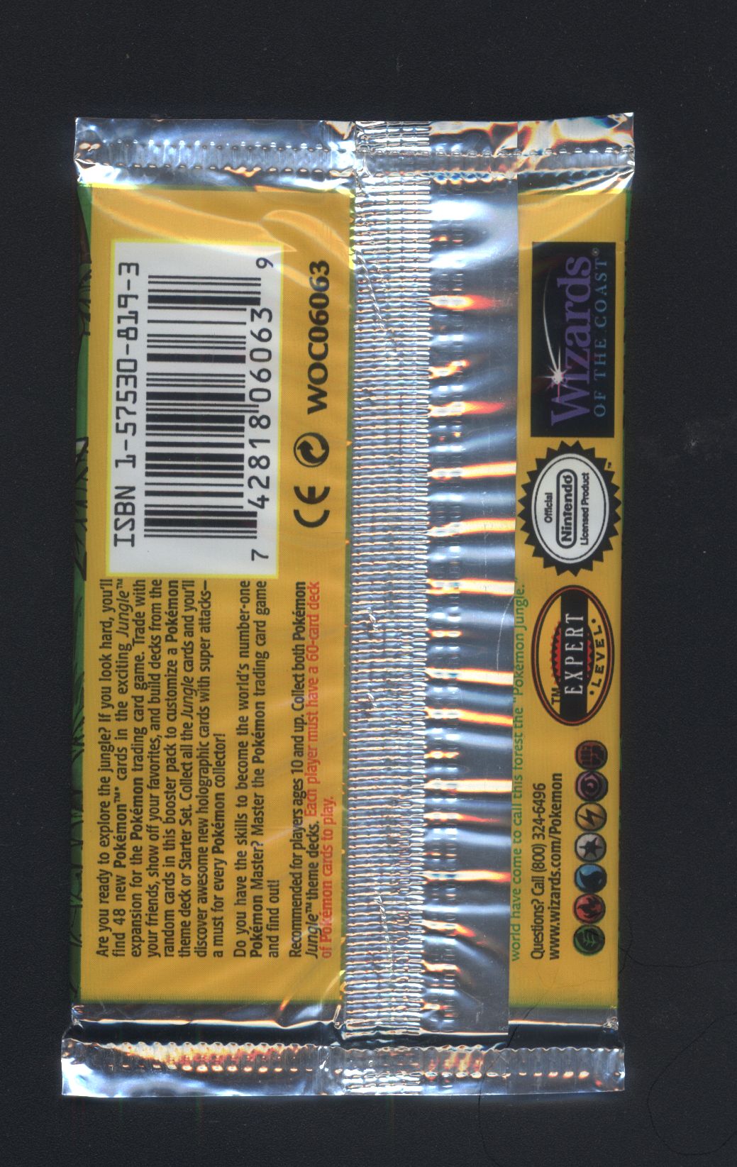 1999 Pokemon WOTC Jungle Booster Pack 11 Spot Random Card Break
