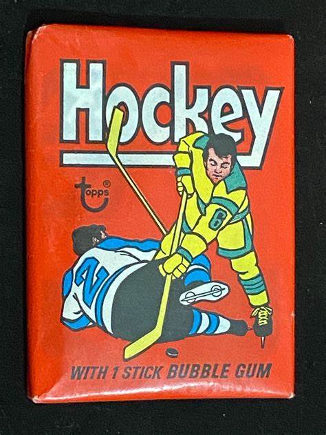 1975 Topps Hockey Wax Pack Personal