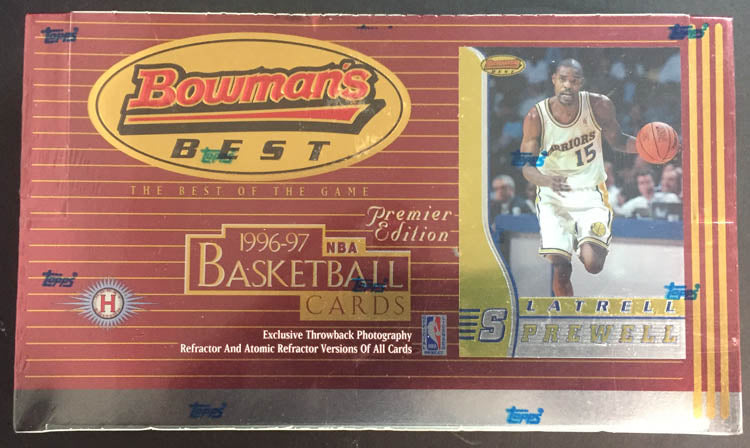 1996 Bowmans Best Basketball Box 24 Spot Random Pack
