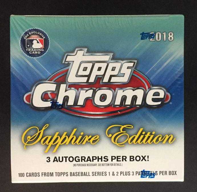 2018 Topps Chrome Sapphire Baseball Box 106 Spot Random Card (Possible PSA 10 Ronald Acuna Rookie worth $10,000+!)