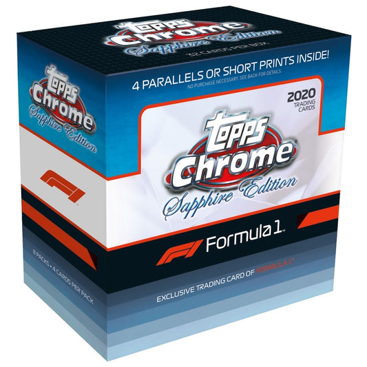 2020 Topps Chrome Sapphire F1 Racing Box 32 Spot Random Card