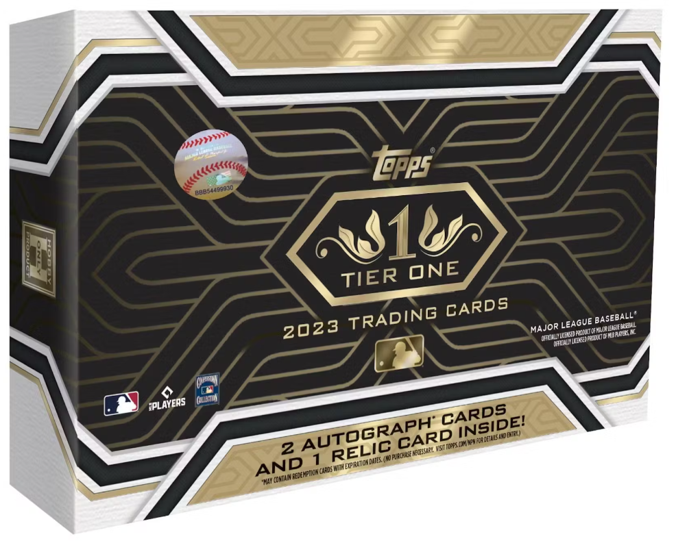 2023 Topps Tier One Baseball Hobby Box 3 Spot Random Card