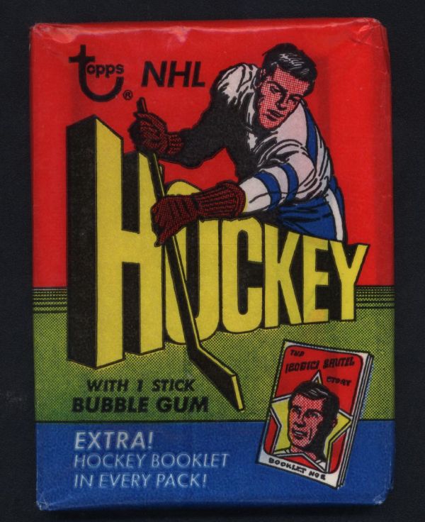 1971 Topps Hockey Wax Pack 9 Spot Random Card
