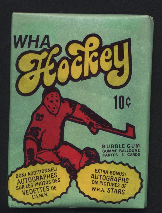 1974 OPC WHA Hockey Wax Pack 8 Spot Random Card