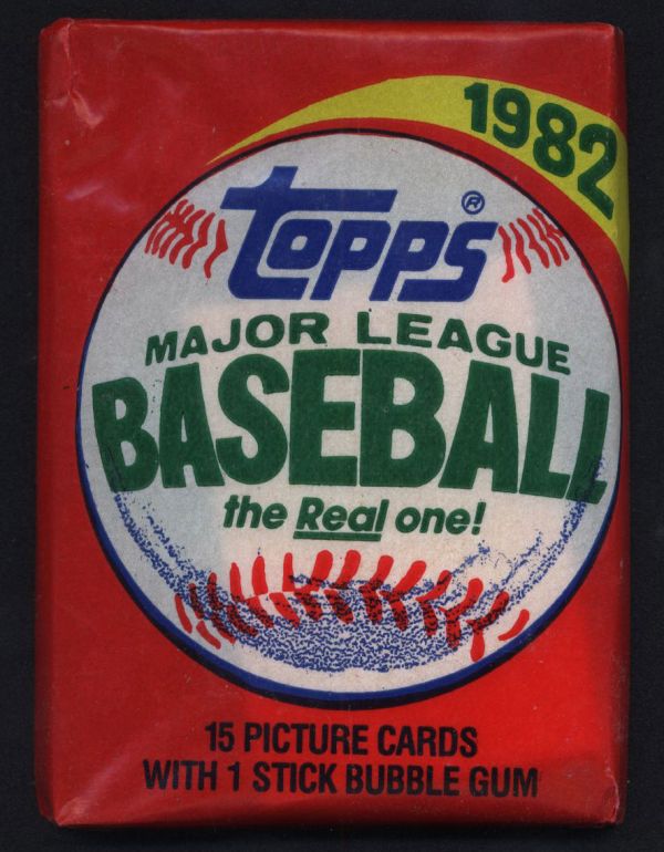 1982 Topps Baseball Wax Pack 15 Spot Random Card