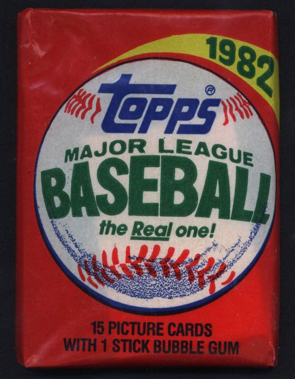 1982 Topps Baseball Wax Pack Personal Break