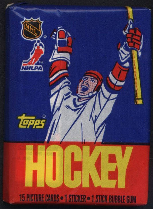 1986 Topps Hockey Wax Pack Personal