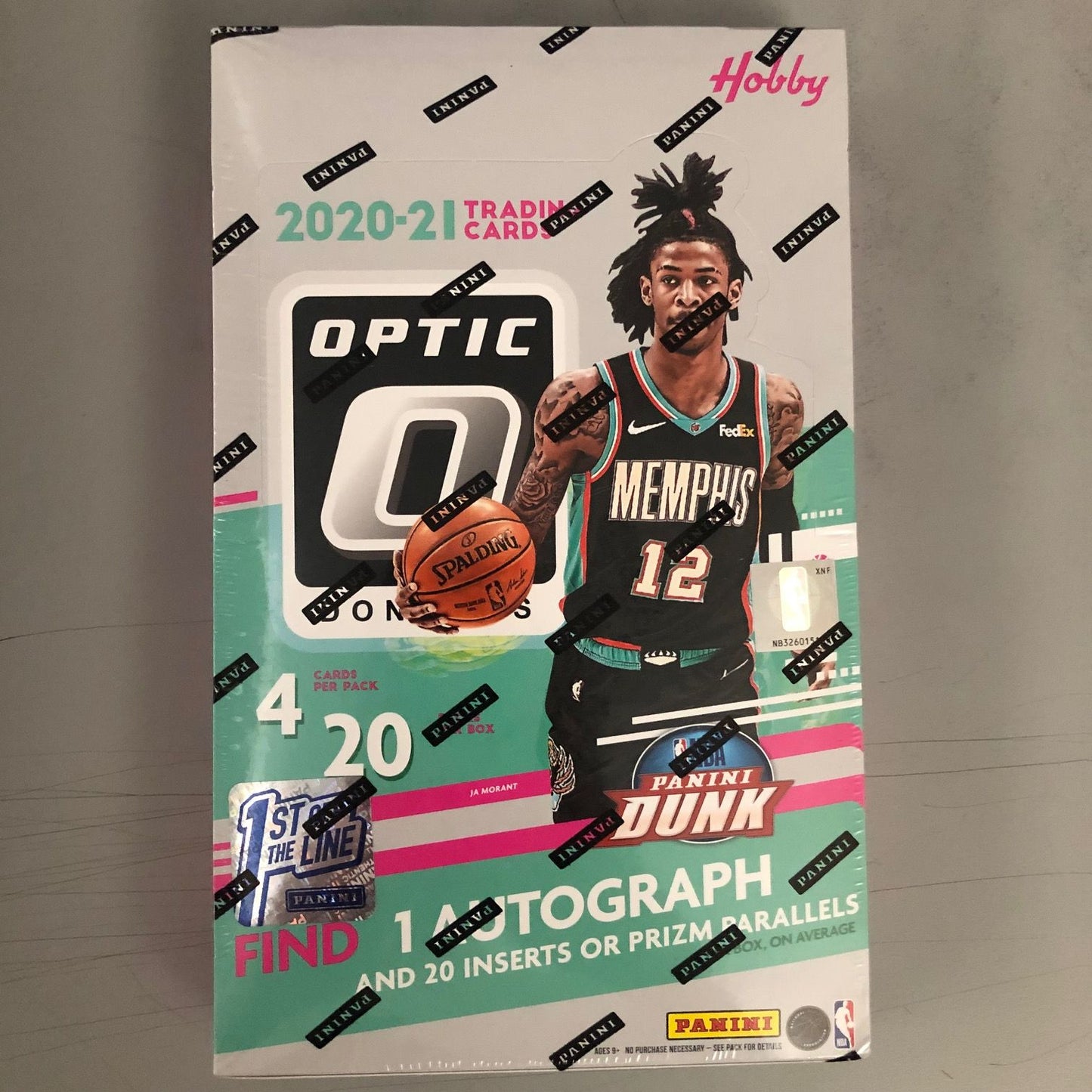 2020 Donruss Optic Basketball FOTL Hobby Box 20 Spot Random Pack