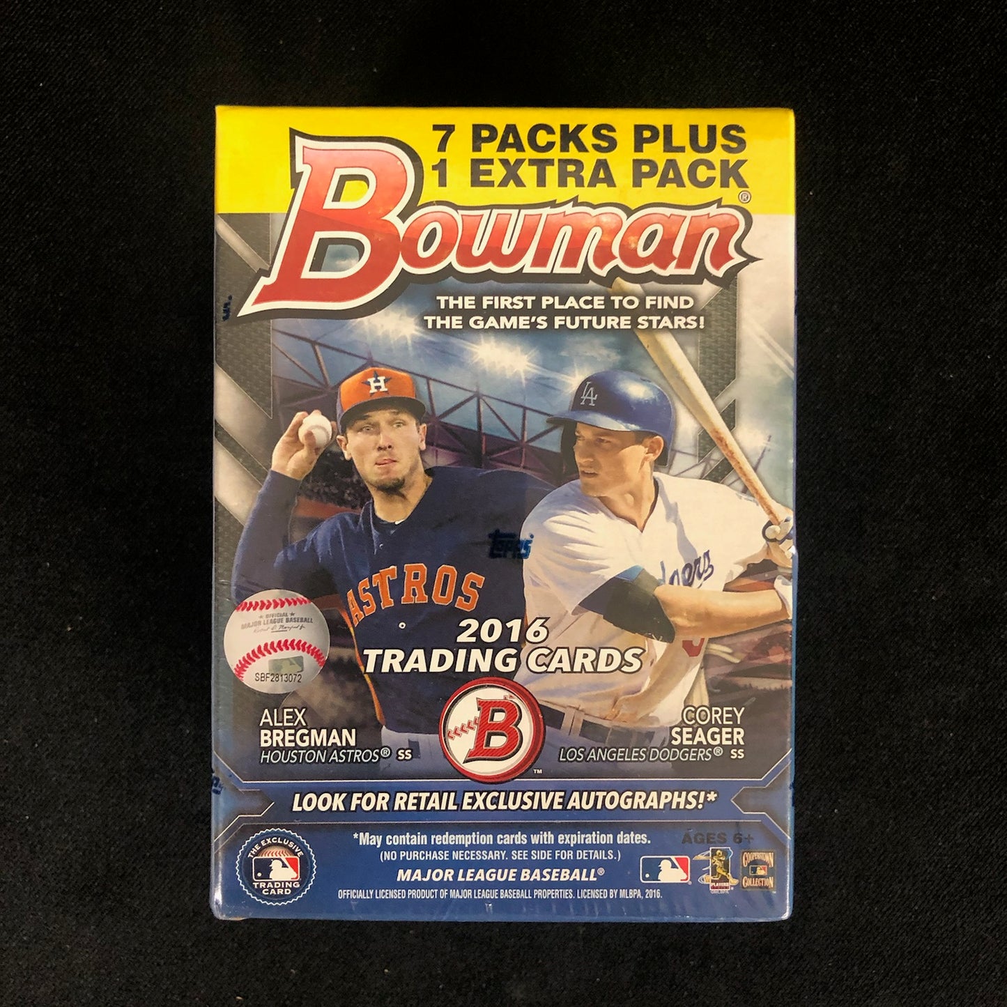 2016 Bowman Baseball Blaster Box 8 Spot Random Pack