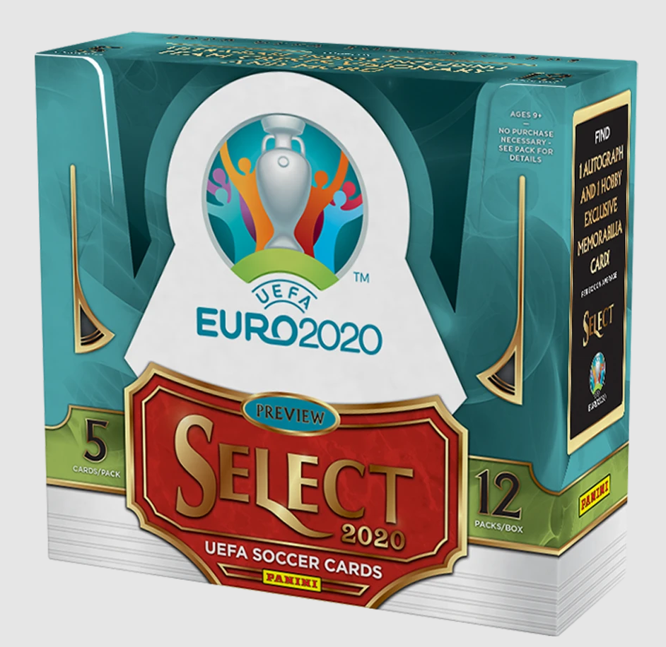 2020 Panini UEFA Select Soccer Hobby Box 12 Spot Random Pack